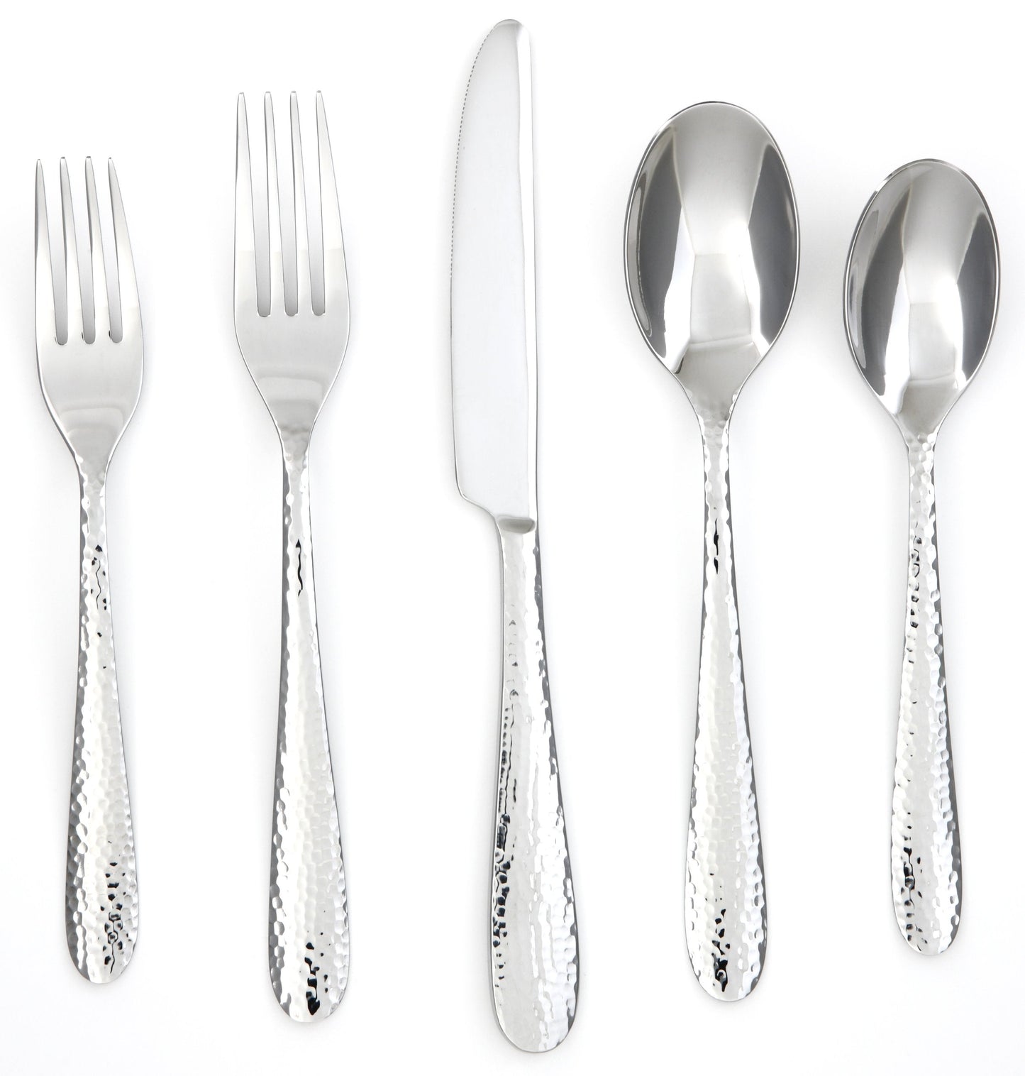 Silversmiths Soiree Mirror 30-Piece Flatware Silverware Set, Service for 6, Includes Forks/Spoons/Knives