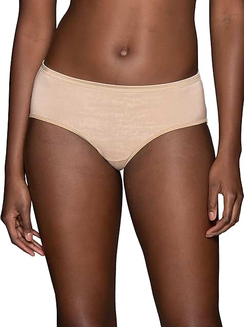 Silky Stretch Hipster Panties with Satin Trim