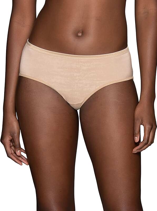 Silky Stretch Hipster Panties with Satin Trim