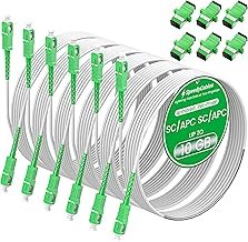 6-Pack 3m SC/APC Armored Single Mode Fiber Cables