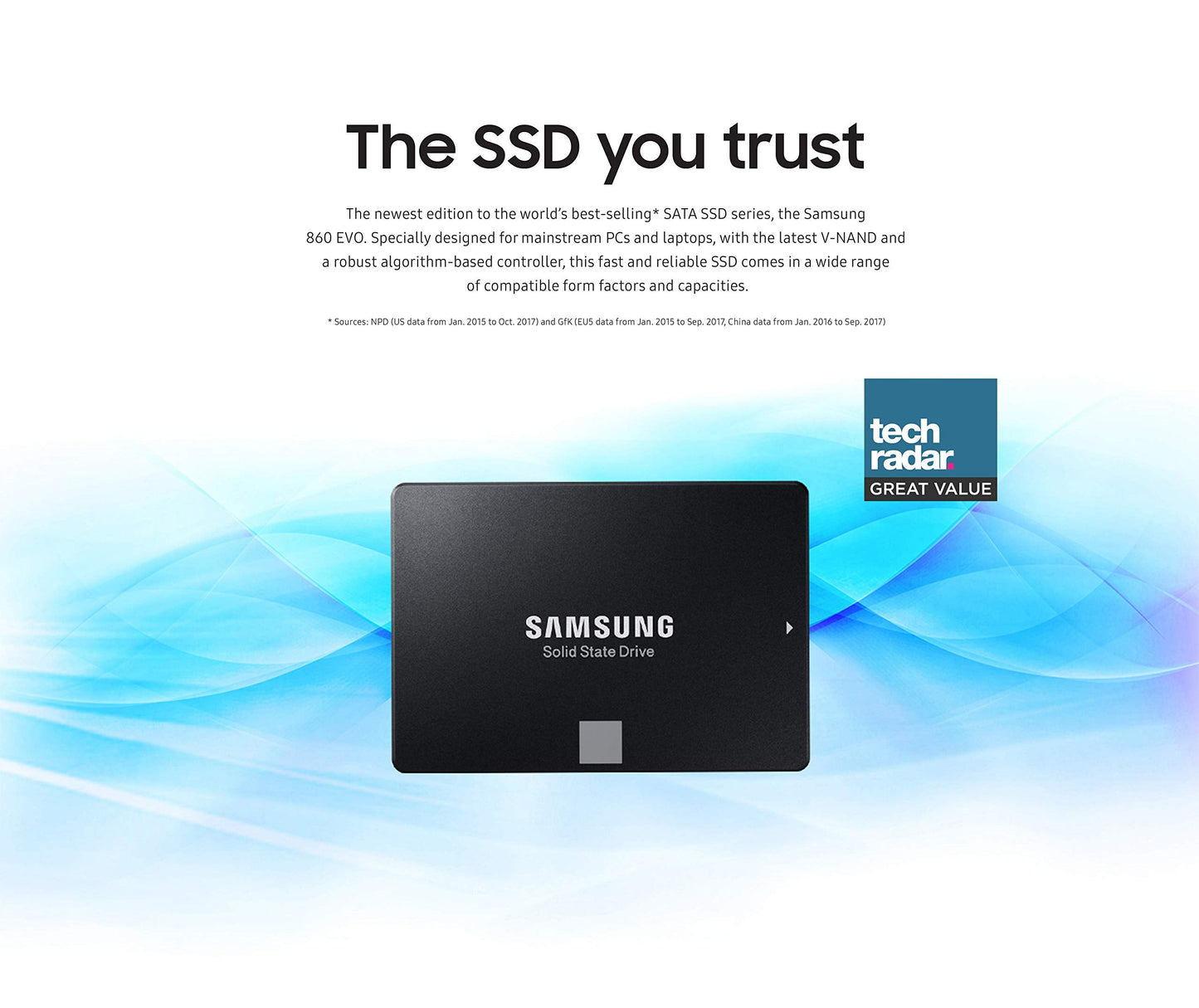 860 EVO 500GB 2.5 Inch SATA III Internal SSD (MZ-76E500B/AM)