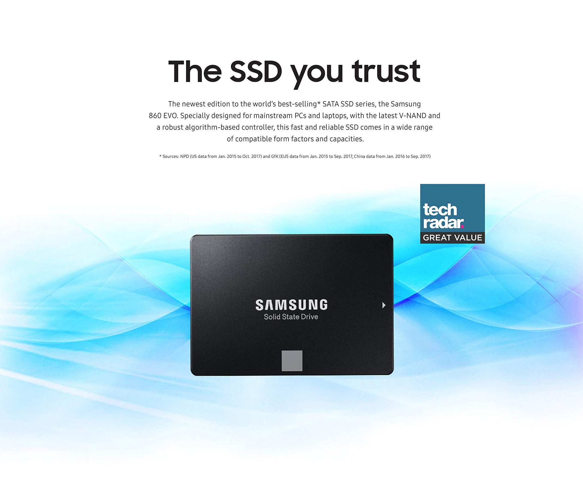 860 EVO 500GB 2.5 Inch SATA III Internal SSD (MZ-76E500B/AM)