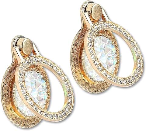 Two Packs of Glitter Gemstone Phone Ring Holders