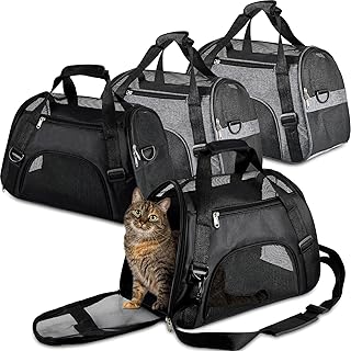 Soft Cat Carrier Bag for Small Pets, 4 Pack