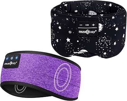 Wireless Sleep Mask with Headphones and Adjustable Band
