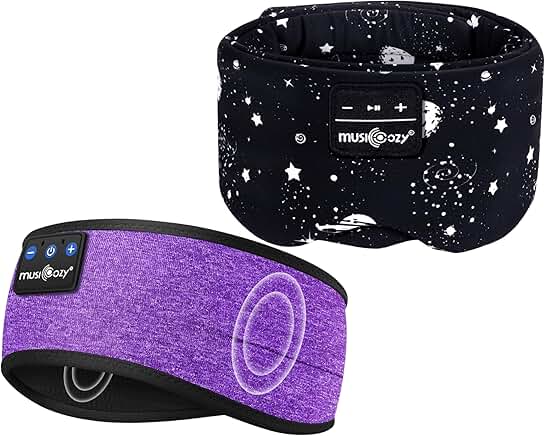 Wireless Sleep Mask with Headphones and Adjustable Band