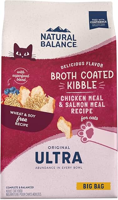Natural Balance Original Dry Cat Food, Chicken and Salmon, 15 lbs