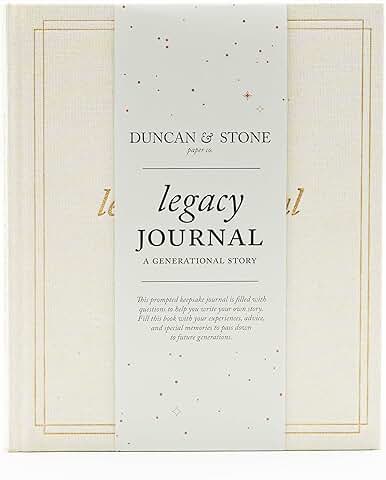 Grandparents Legacy Journal - Keepsake Book for Family