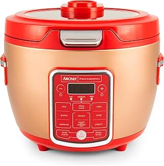 Cool Touch Rice Cooker with Glass Lid and 11 Presets