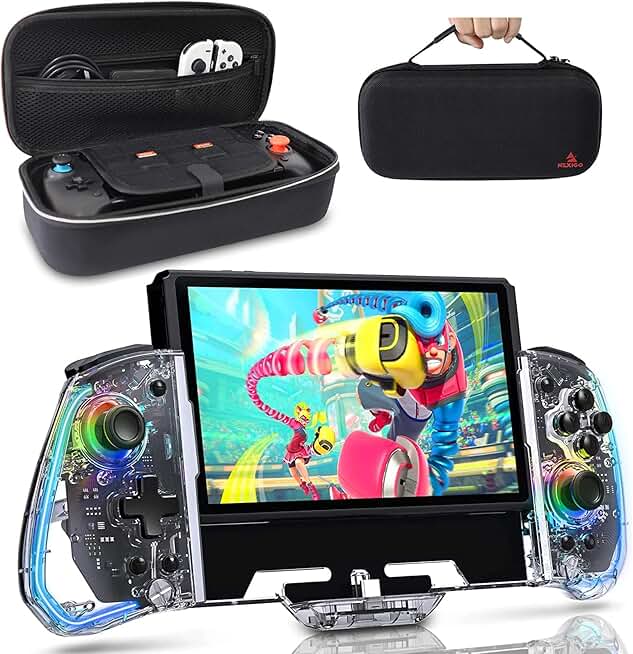 Switch Controller Accessory Kit with Gripcon, Gyro, Turbo, and Storage
