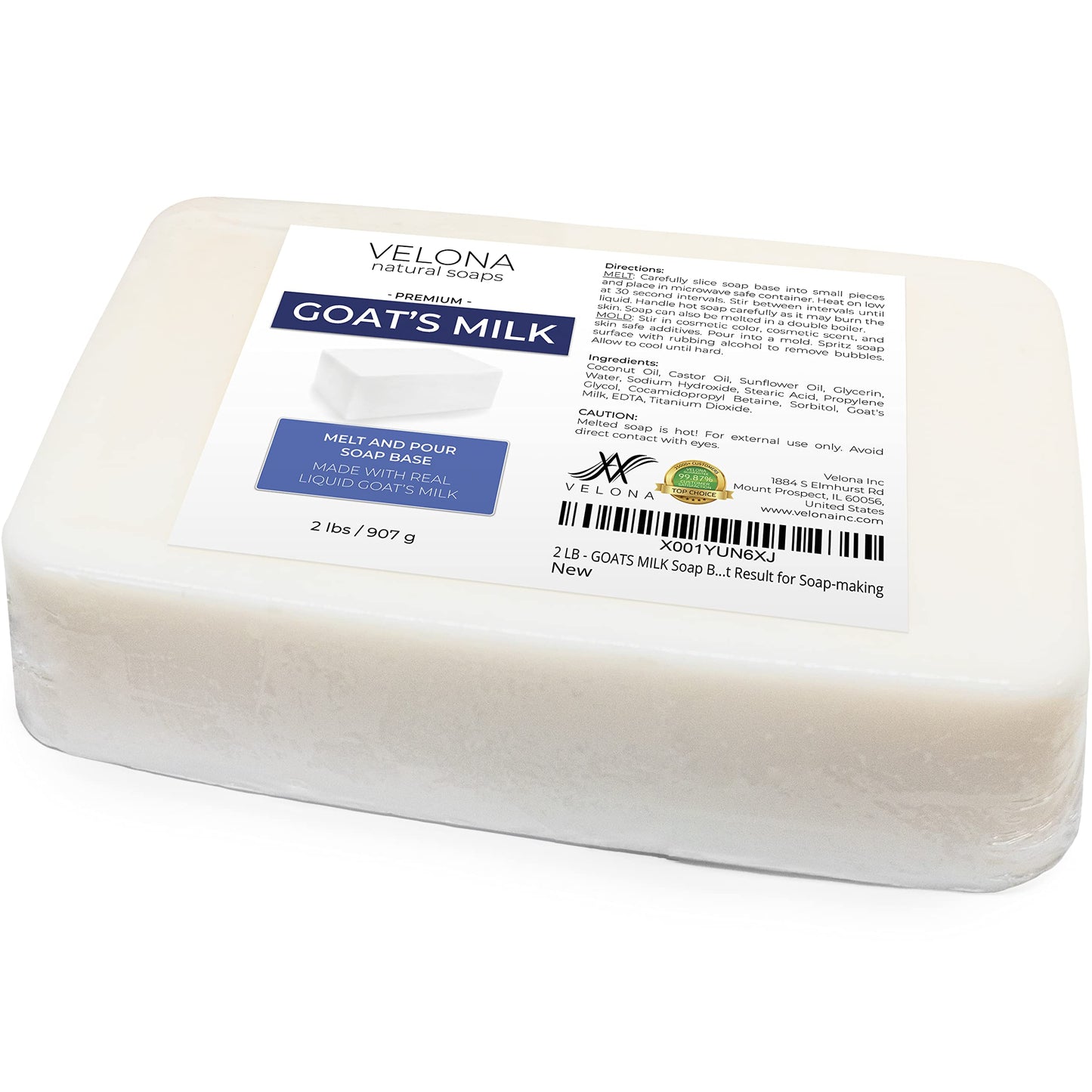 2 LB Goats Milk Soap Base for Soap-Making