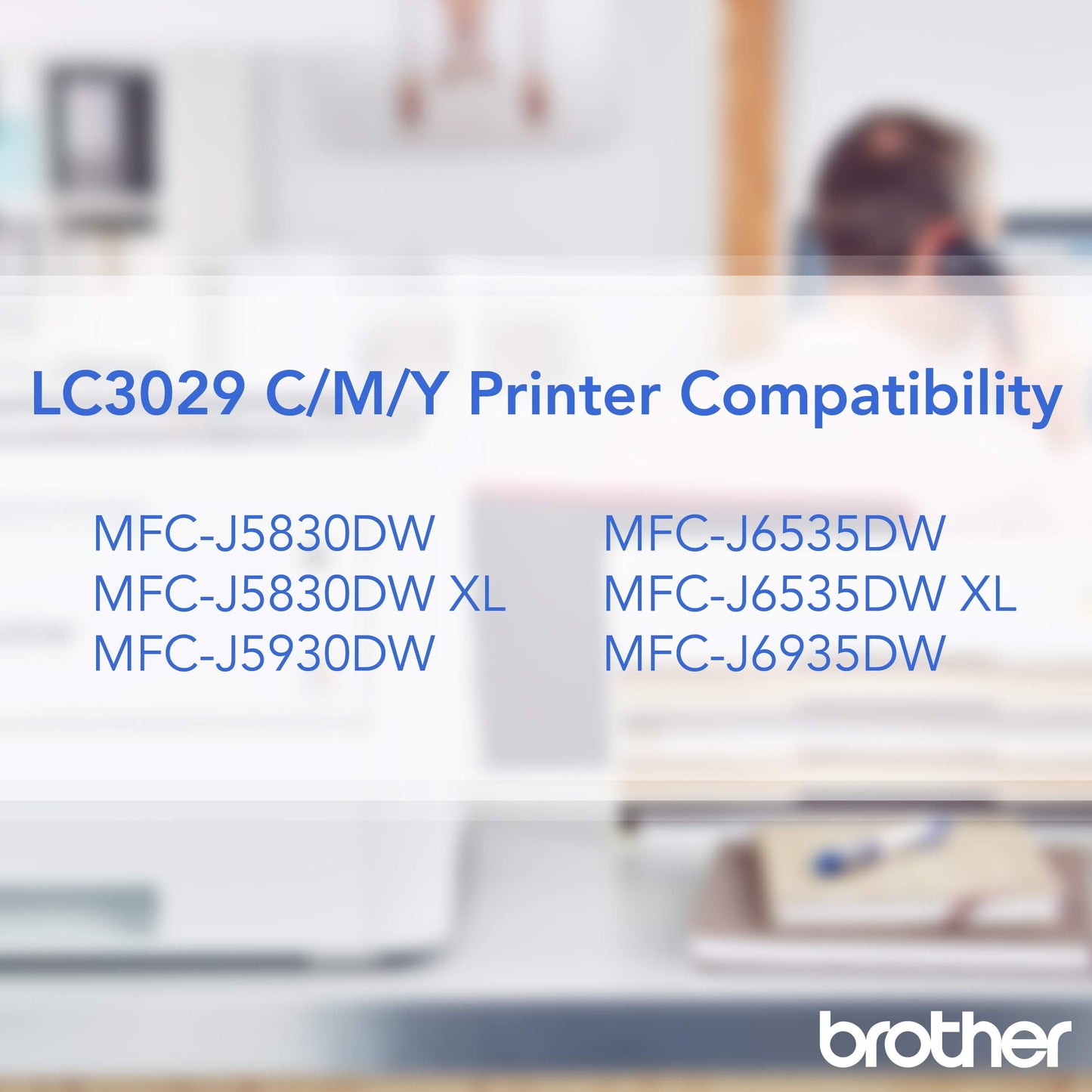 LC3029 Color C/M/Y Ink Cartridges (LC30293PKS), Super High Yield, 3/Pack,Cyan/magenta/yellow