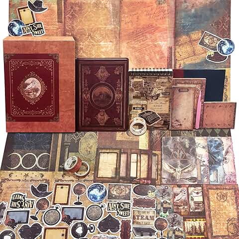 Vintage Scrapbook and Journal Supplies Kit