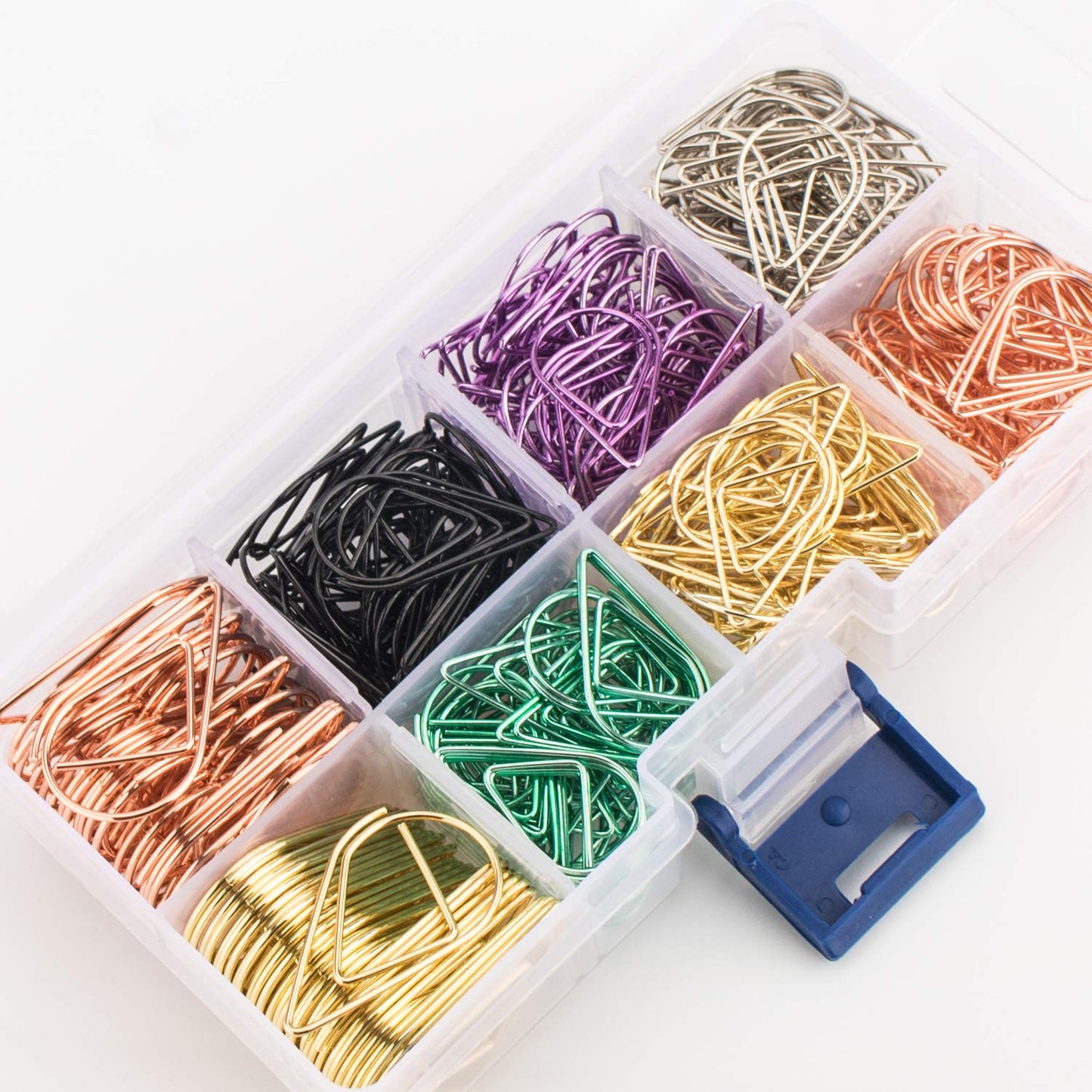Multicolor Assorted Paper Clips, 300 Pack