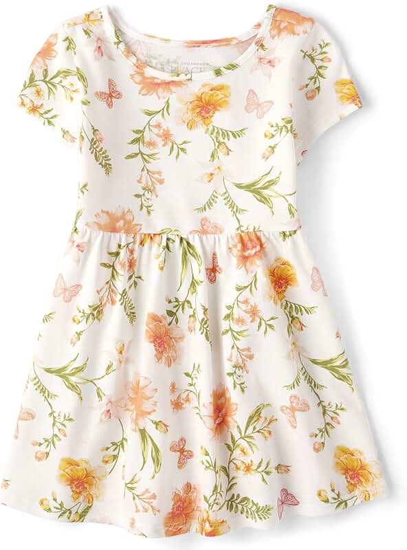 Toddler Girls Short Sleeve Dress