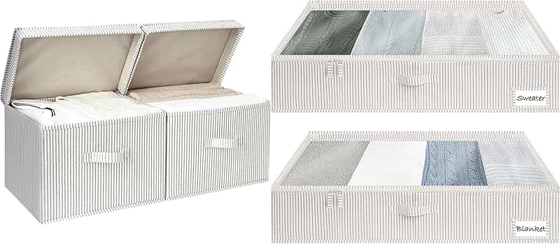 Decorative Storage and Underbed Storage Box Set