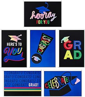 Bulk Graduation Card Assortment with 36 Cards and Envelopes