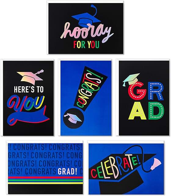 Bulk Graduation Card Assortment with 36 Cards and Envelopes