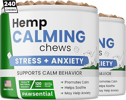 Hemp Calming Treats for Dogs - Stress & Anxiety Relief