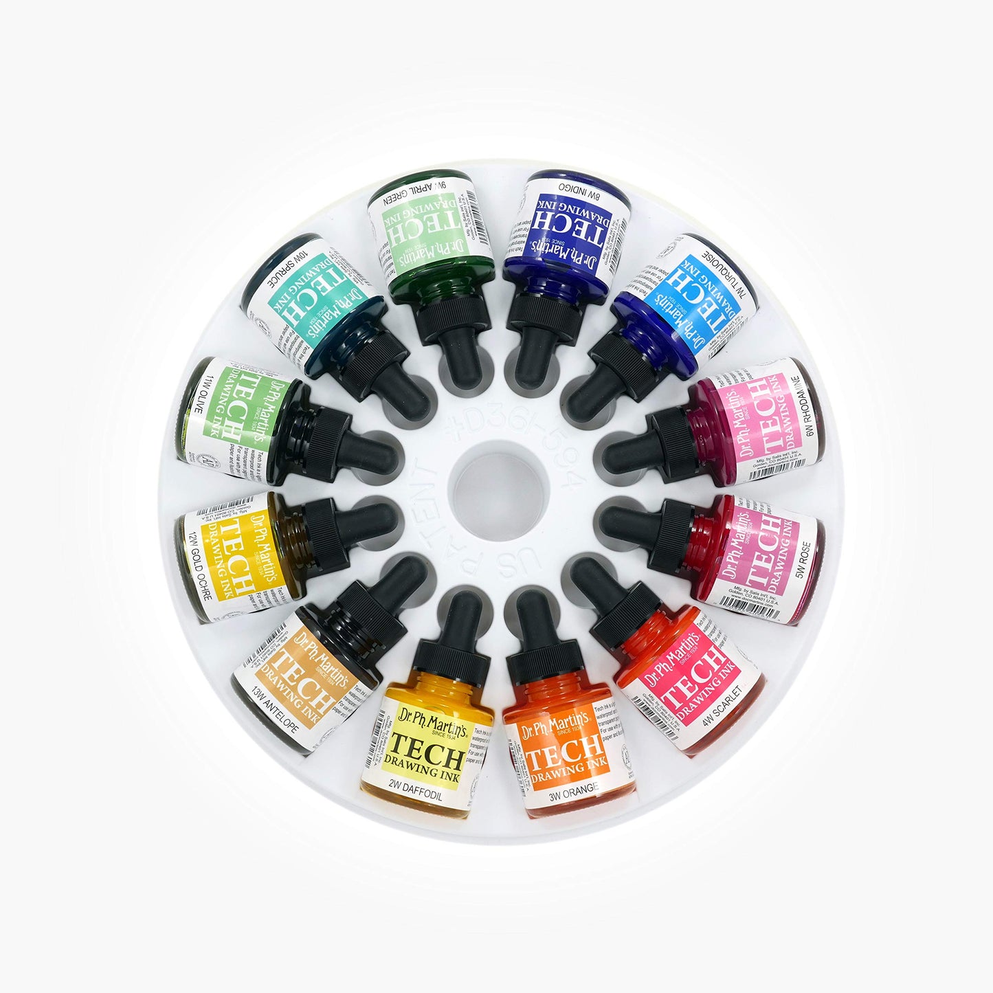 Drawing Ink Set 12 Colors 1.0 oz