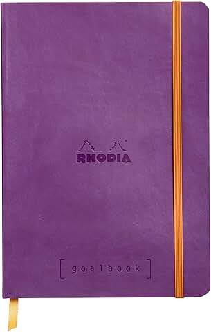 Purple A5 Dotted Goalbook Journal