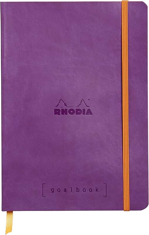 Purple A5 Dotted Goalbook Journal