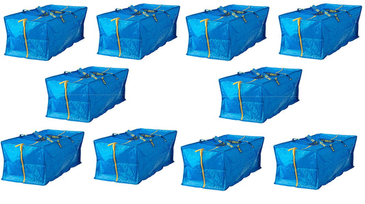 10 X Large Blue Frakta Trunk for Trolley Laundry Bag
