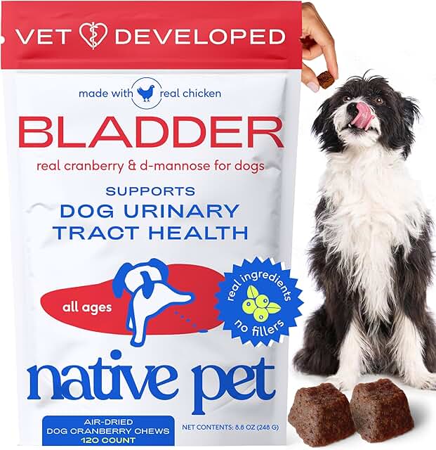Dog Cranberry UTI Support Chews for Bladder and Kidney