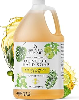 Bergamot Lime Castile Liquid Soap, 1 Gallon