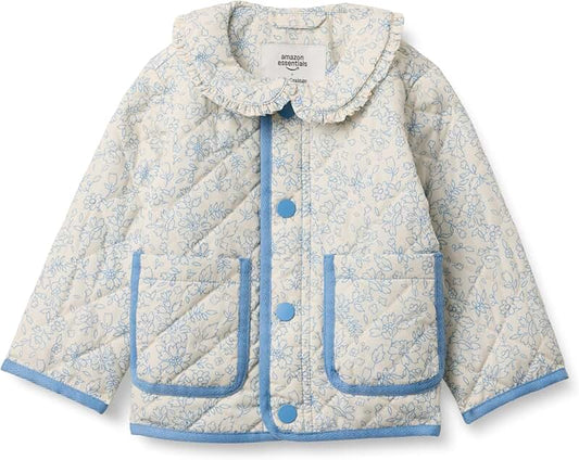 Toddler and Baby Girls' Ruffled Midweight Field Jacket