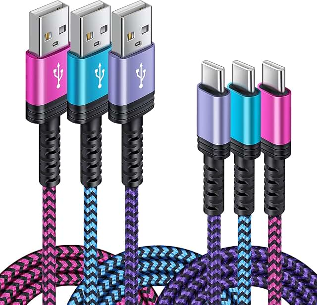 Fast Charging USB-C Extension Cable, 3/6/10FT