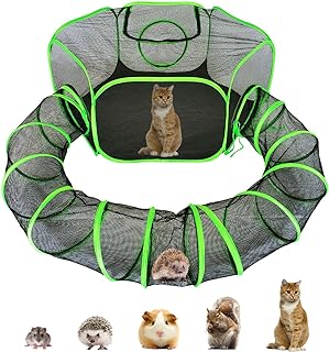 Small Animal Playpen with Tunnel and Cover