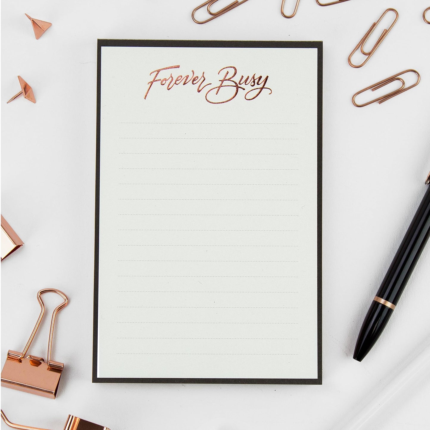 Acrylic Desktop Stationery Set with 57 Pieces