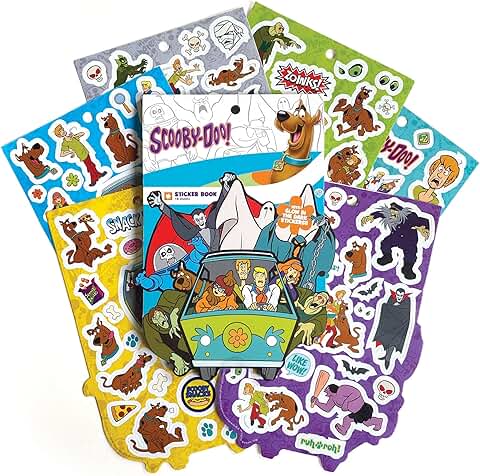 Scooby Doo Sticker Folio with Glow in the Dark Accents
