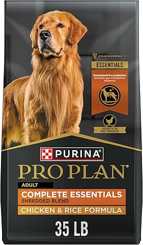 Complete Chicken and Rice Dog Food with Probiotics, 35 lb