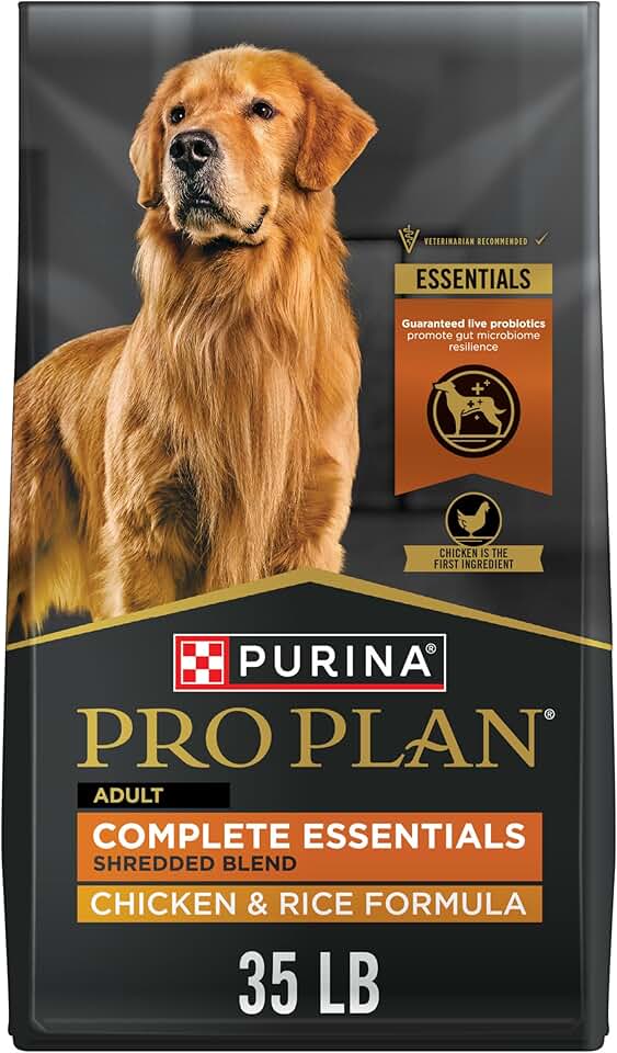 Complete Chicken and Rice Dog Food with Probiotics, 35 lb