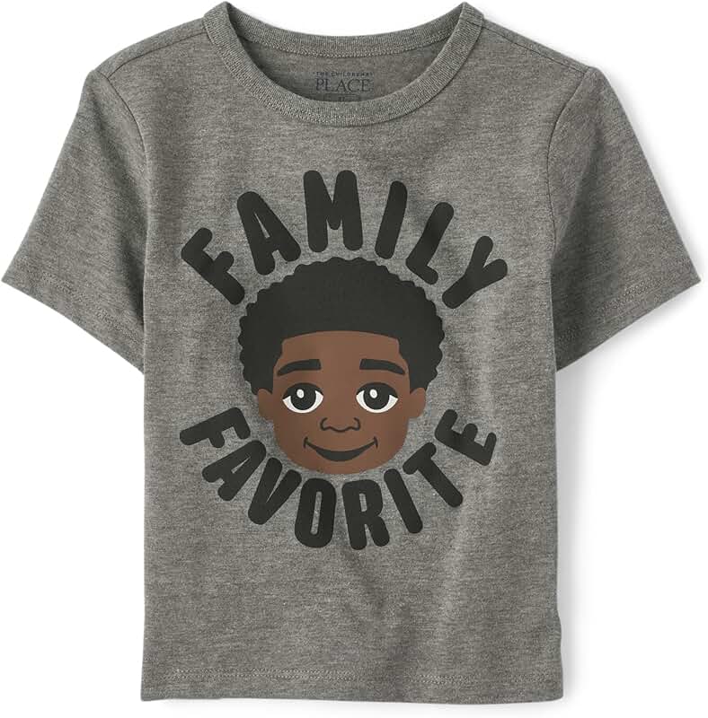 Baby Boys Short Sleeve Graphic T-Shirt for 12-18 Months