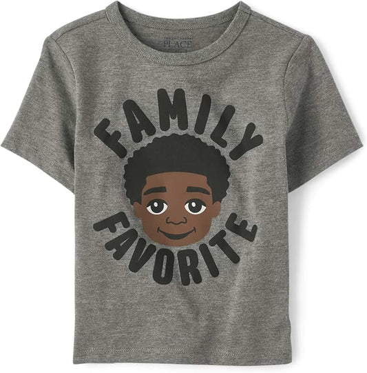 Baby Boys Short Sleeve Graphic T-Shirt for 12-18 Months
