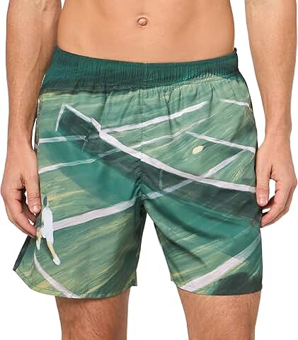 Men's Tennis Style Swim Trunks