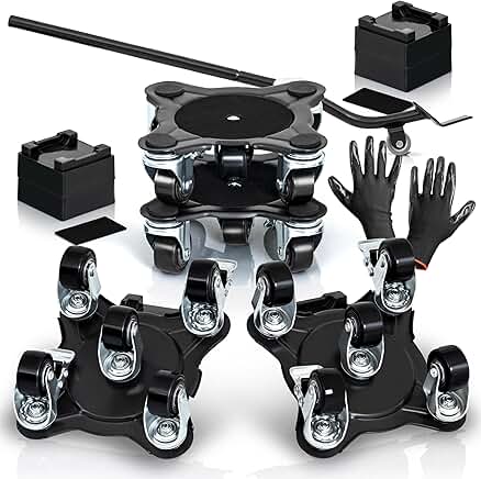 Set of 4 Heavy Duty Furniture Movers with Wheels