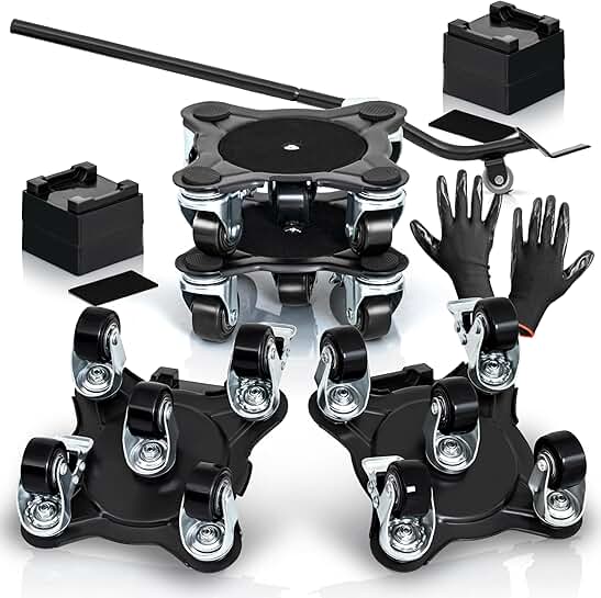 Set of 4 Heavy Duty Furniture Movers with Wheels