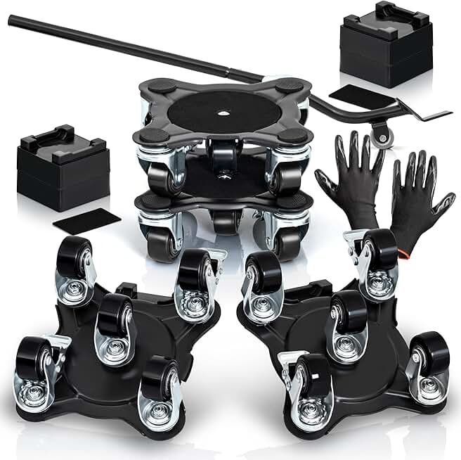 Set of 4 Heavy Duty Furniture Movers with Wheels