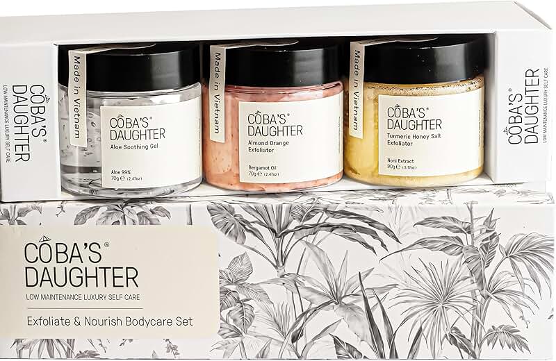3-Piece Spa Gift Set with Honey Turmeric, Almond Orange, and Aloe Vera