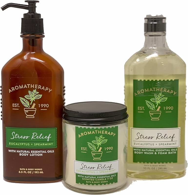 Aromatherapy Stress Relief Diffuser and Wellness Set