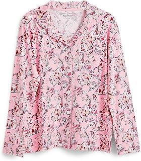 Women's Cotton Blend Long Sleeve Button-Up Shirt