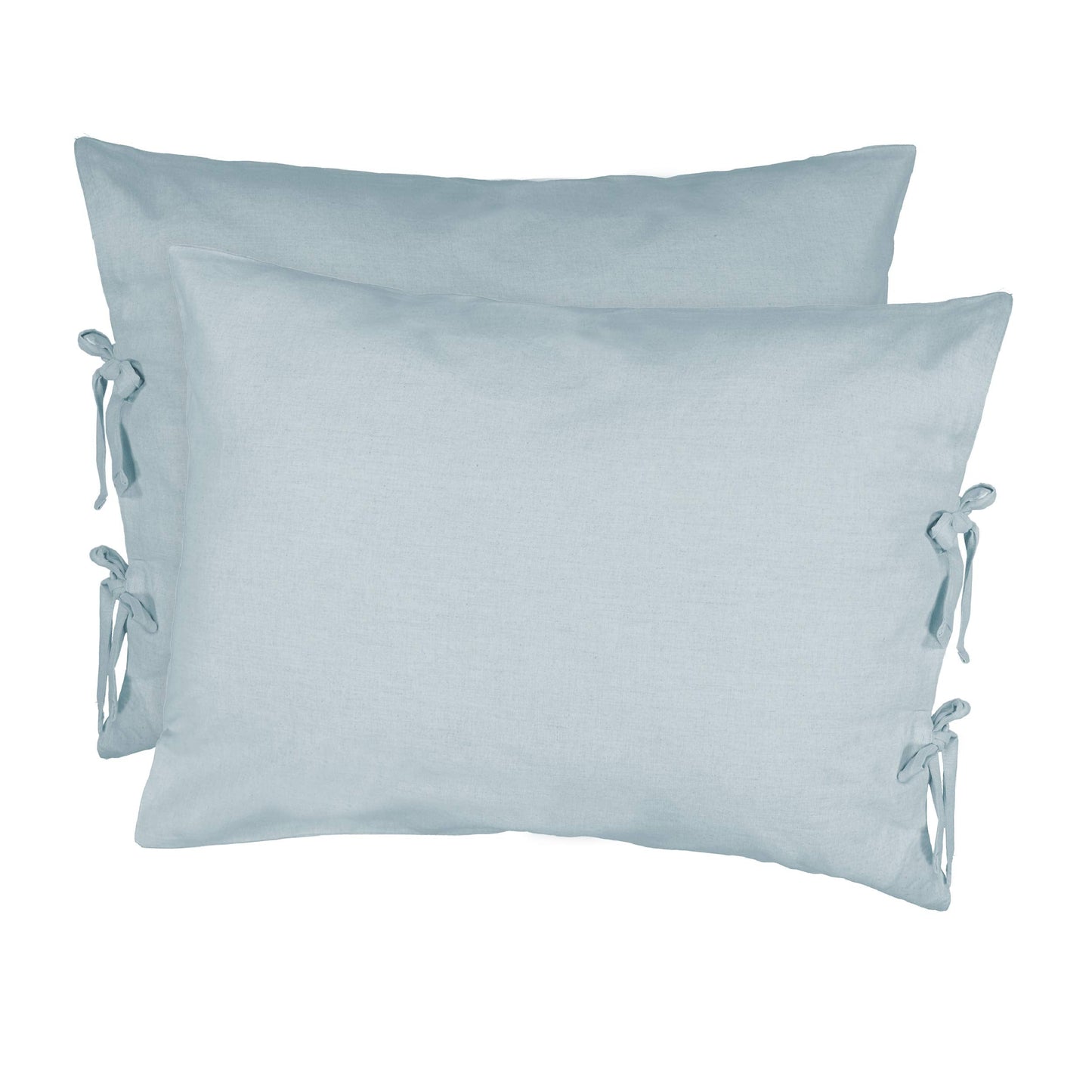 Hinton 100% Cotton Coverlet Cover Sets with 2 Decorative Shams, 90x90, Blue