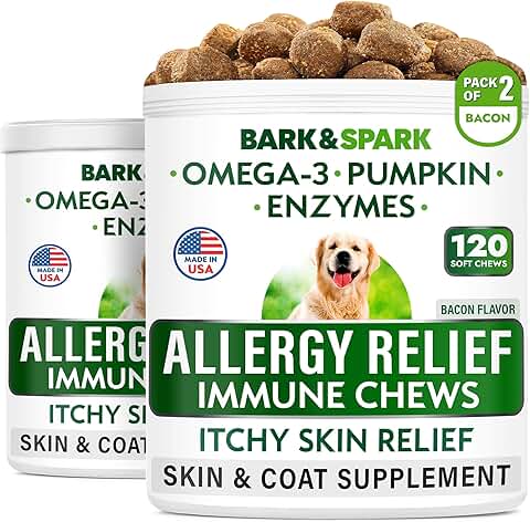 Dog Allergy Relief Chews for Itching and Skin
