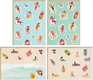 Beach note card set with envelopes