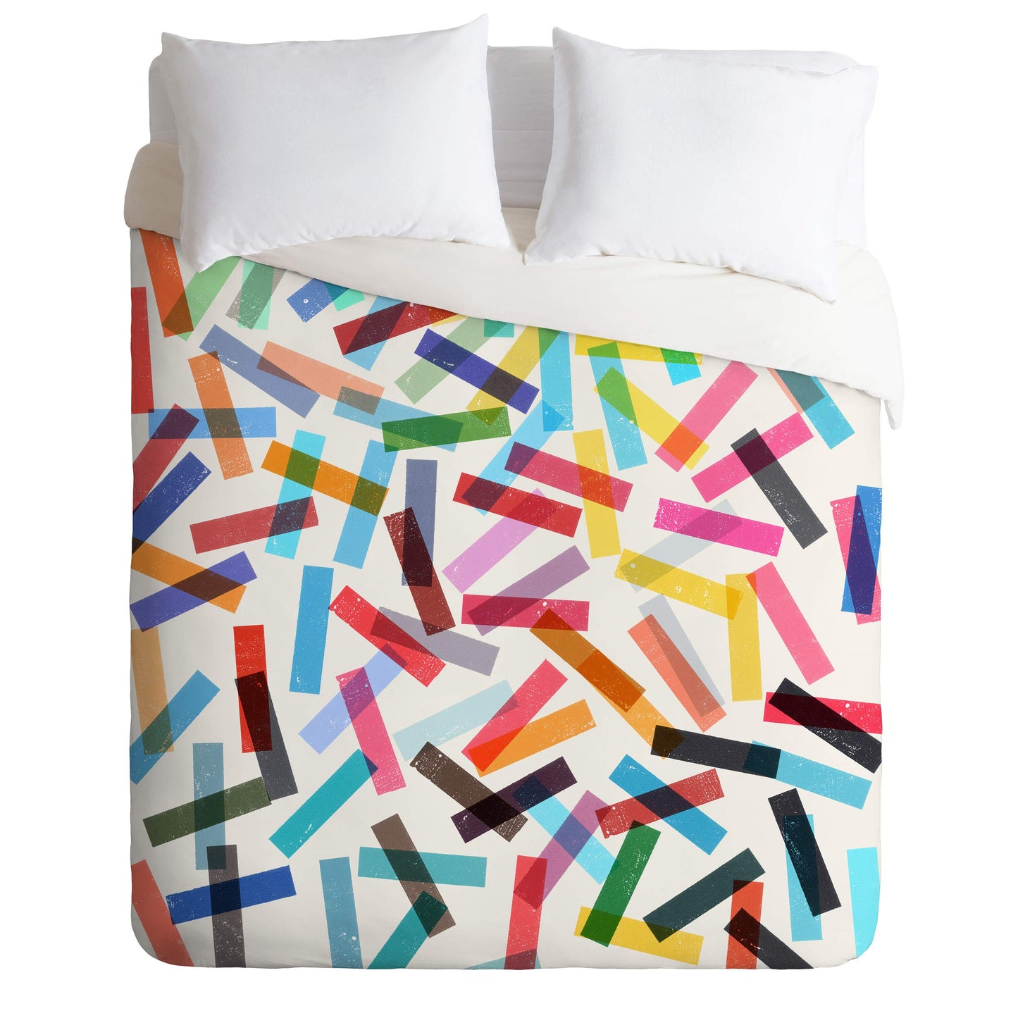 Garima Dh n Fiesta 2 Duvet Set with Two Pillow Shams, Queen/Full, Multi