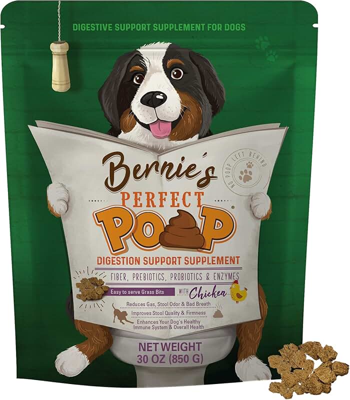 Dog Digestive Health Supplement with Fiber and Probiotics